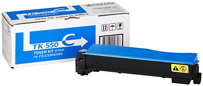 Kyocera 1T02HMCEU0/TK-550C Toner cyan, 6.000 Seiten/5%