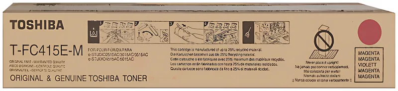 Toshiba 6AJ00000178/T-FC415EM Toner magenta, 33.600 Seiten