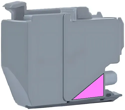 Kompatibel PRIBLC3213M Tintenpatrone magenta, 400 Seiten (ersetzt Brother LC3213M)