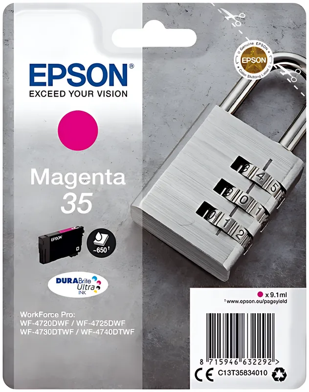 Epson C13T35834010/35 Tintenpatrone magenta, 650 Seiten 9,1ml