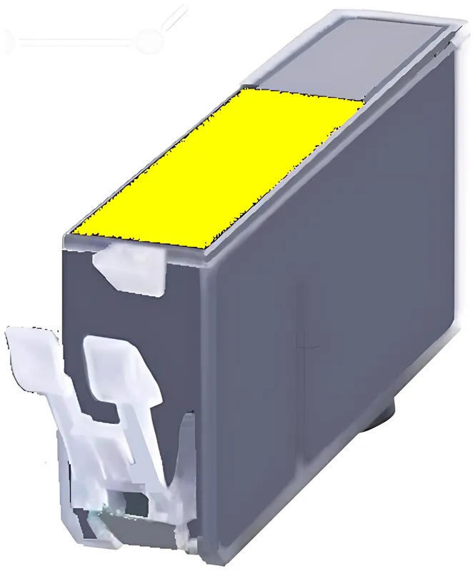 Kompatibel PRICCLI521Y Tintenpatrone gelb, 670 Seiten 10ml (ersetzt Canon CLI-521Y)