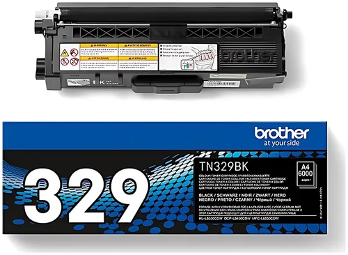 Brother TN-329BK Toner-Kit schwarz extra High-Capacity, 6.000 Seiten ISO/IEC 19798