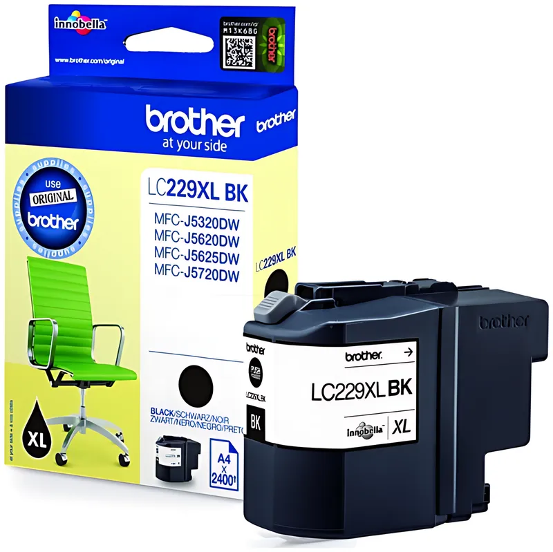 Brother LC-229XLBK Tintenpatrone schwarz, 2.400 Seiten ISO/IEC 24711 48.2ml