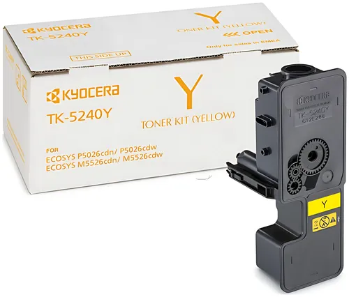 Kyocera 1T02R7ANL0/TK-5240Y Toner-Kit gelb, 3.000 Seiten ISO/IEC 19798