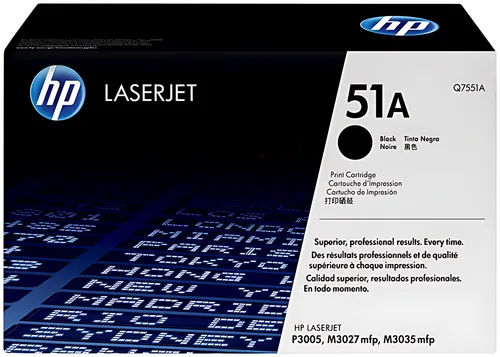 HP Q7551A/51A Tonerkartusche schwarz, 6.500 Seiten ISO/IEC 19752