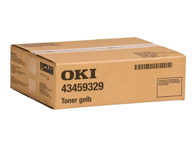 OKI 43459329 Toner gelb, 2.500 Seiten/5%