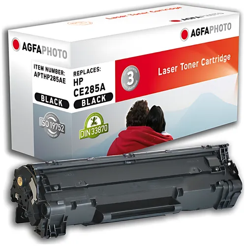 AgfaPhoto APTHP285AE Tonerkartusche schwarz, 1.600 Seiten 80 Gramm (ersetzt HP 85A/CE285A)