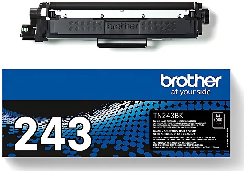 Brother TN-243BK Toner-Kit schwarz, 1.000 Seiten ISO/IEC 19752