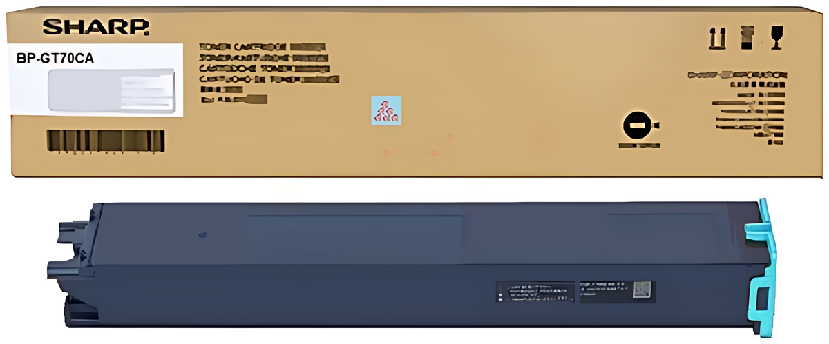 Sharp BP-GT70CA Toner-Kit cyan, 24.000 Seiten/5%