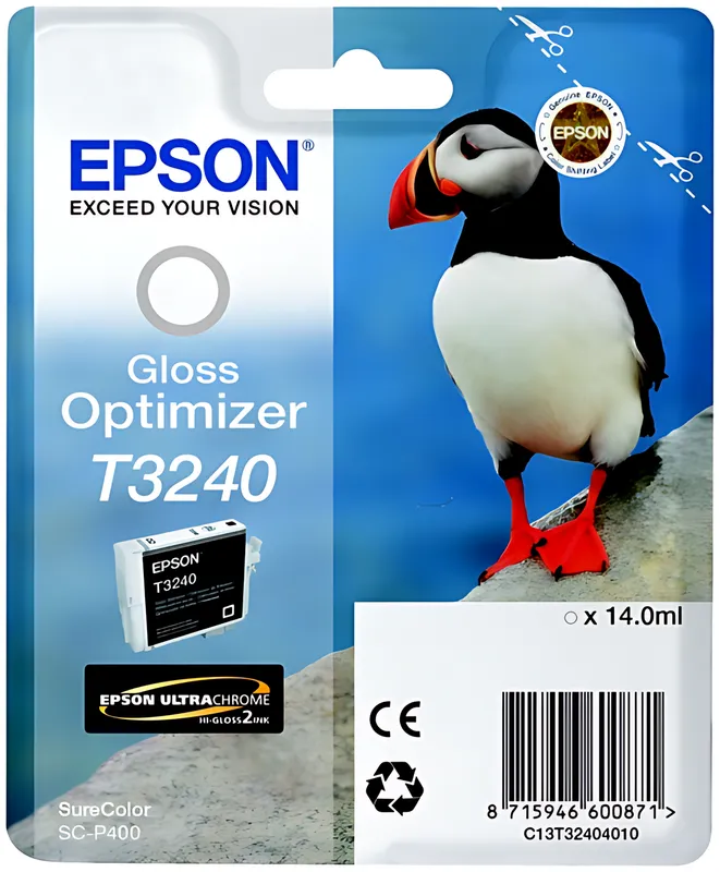 Epson C13T32404010/T3240 Tintenpatrone Gloss-Optimizer, 3.350 Seiten 14ml