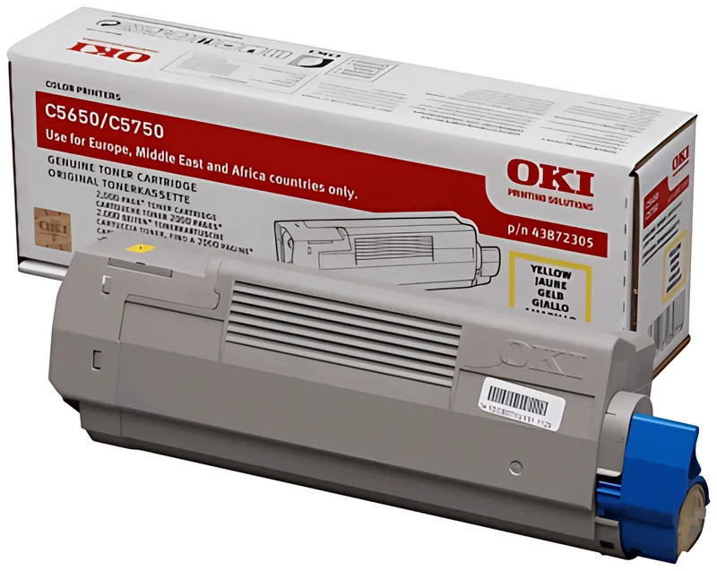 OKI 43872305 Toner gelb, 2.000 Seiten/5%