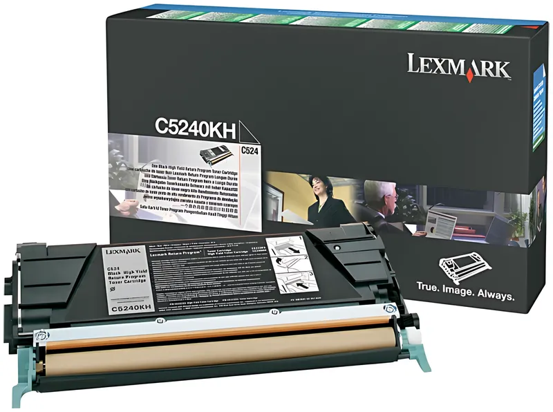 Lexmark C5240KH Toner-Kit schwarz return program, 8.000 Seiten/5%