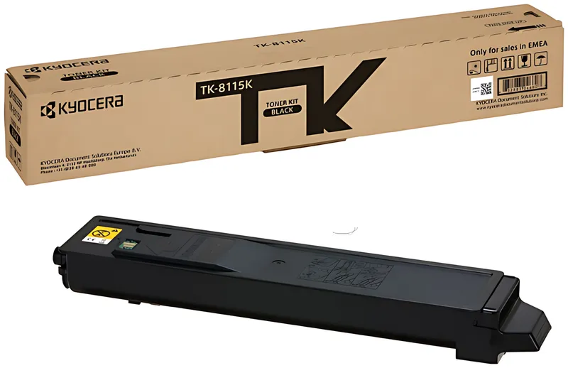Kyocera 1T02P30NL0/TK-8115K Toner-Kit schwarz, 12.000 Seiten ISO/IEC 19752