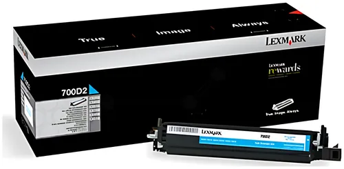 Lexmark 70C0D20/700D2 Entwicklereinheit cyan, 40.000 Seiten ISO/IEC 19798