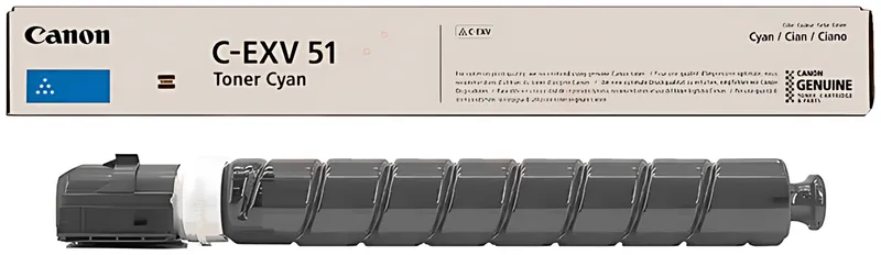 Canon 0482C002/C-EXV51C Toner-Kit cyan, 60.000 Seiten/5%