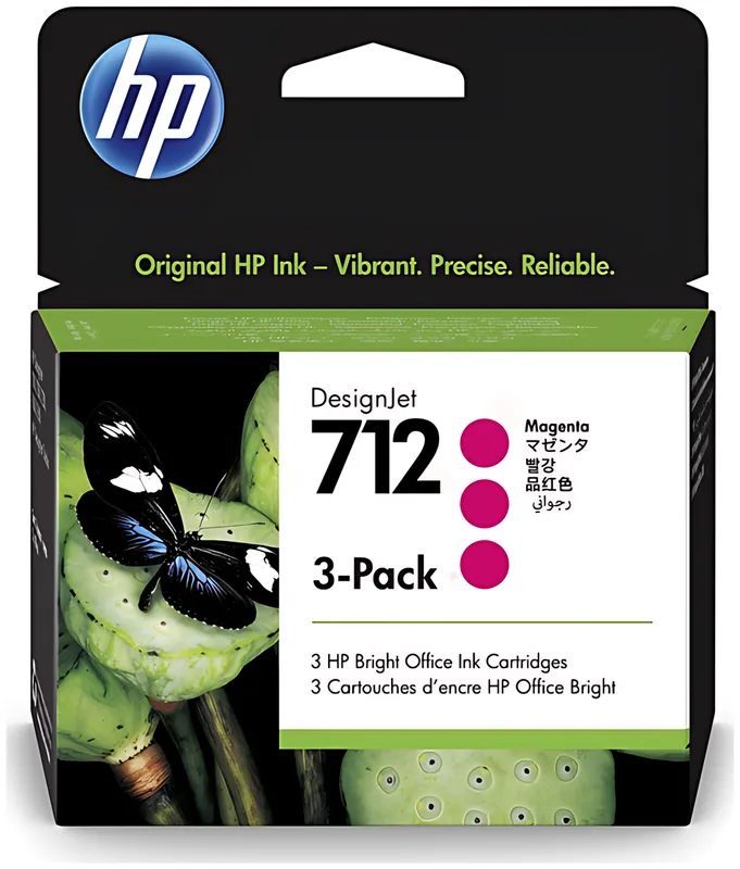 HP 3ED78A/712 Tintenpatrone magenta MultiPack 29ml VE=3