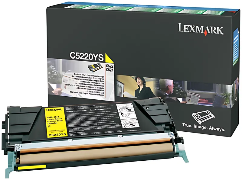 Lexmark C5220YS Toner-Kit gelb return program, 3.000 Seiten ISO/IEC 19798