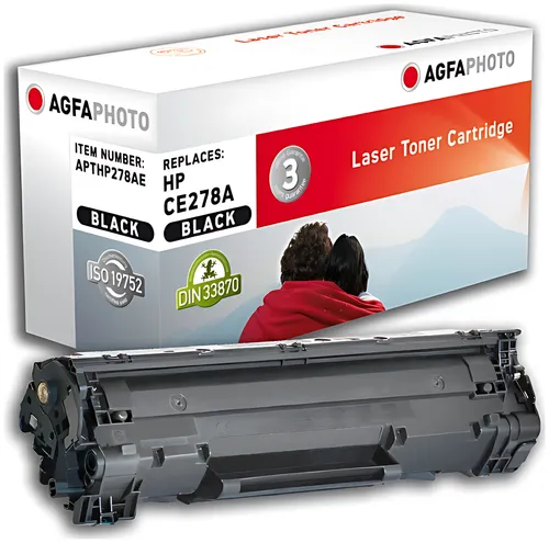 AgfaPhoto APTHP278AE Tonerkartusche schwarz, 2.100 Seiten 110 Gramm (ersetzt HP 78A/CE278A)