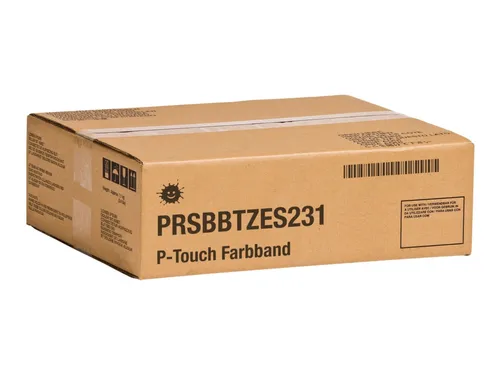 Kompatibel PRSBBTZES231 DirectLabel schwarz auf weiss extra stark Laminat (ersetzt Brother TZES231)