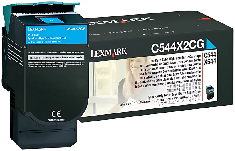 Lexmark C544X2CG Toner cyan, 4.000 Seiten ISO/IEC 19798