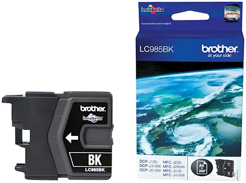 Brother LC-985BK Tintenpatrone schwarz, 300 Seiten ISO/IEC 24711 9ml