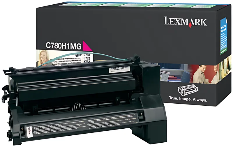 Lexmark C780H1MG Tonerkartusche magenta return program, 10.000 Seiten ISO/IEC 19798