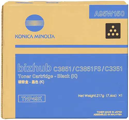 Konica Minolta A95W150/TNP-49K Toner schwarz, 13.000 Seiten
