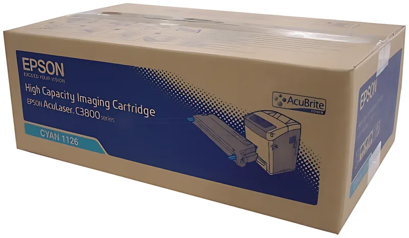 Epson C13S051126/1126 Tonerkartusche cyan High-Capacity, 9.000 Seiten