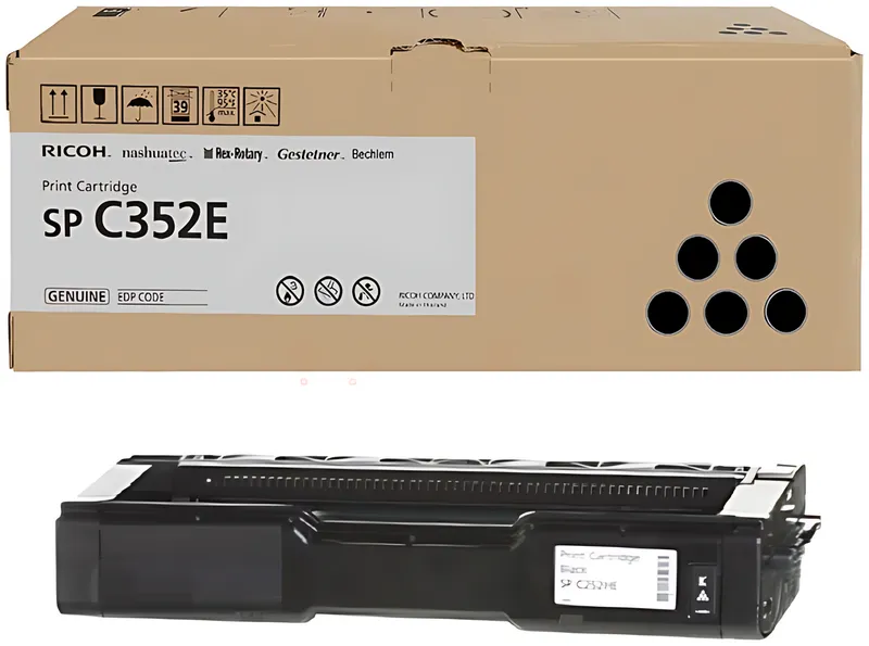 Ricoh 407383/TYPE SP352E Toner-Kit schwarz, 7.000 Seiten ISO/IEC 19752