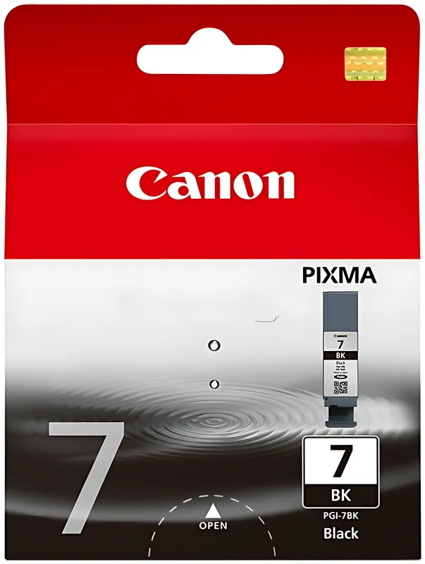 Canon 2444B001/PGI-7BK Tintenpatrone schwarz high intensity, 570 Seiten 25ml