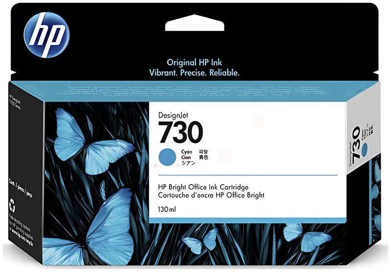 HP 730 Cyan Patrone