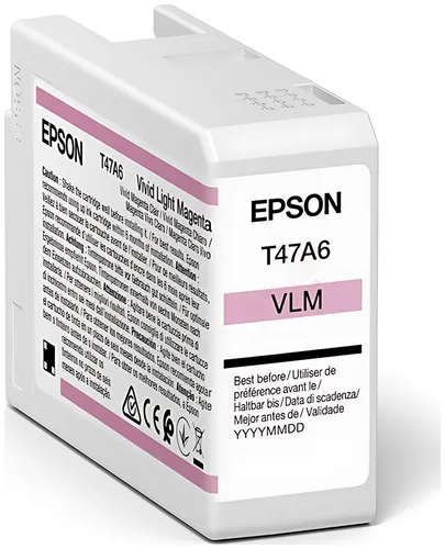 Epson C13T47A60N/T47A6 Tintenpatrone magenta hell 50ml