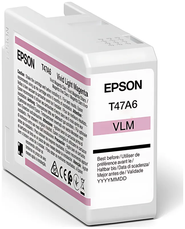 Epson C13T47A60N/T47A6 Tintenpatrone magenta hell 50ml