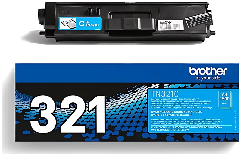Brother TN-321C Toner-Kit cyan, 1.500 Seiten ISO/IEC 19798