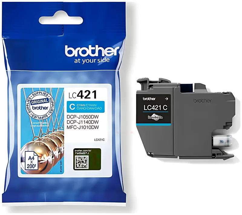 Brother LC-421C Cyan Tintenpatrone