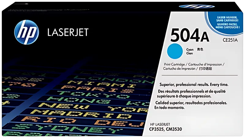 HP 504A Toner cyan