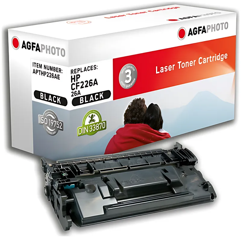 AgfaPhoto APTHP226AE Tonerkartusche, 3.100 Seiten 120 Gramm (ersetzt HP 26A/CF226A)
