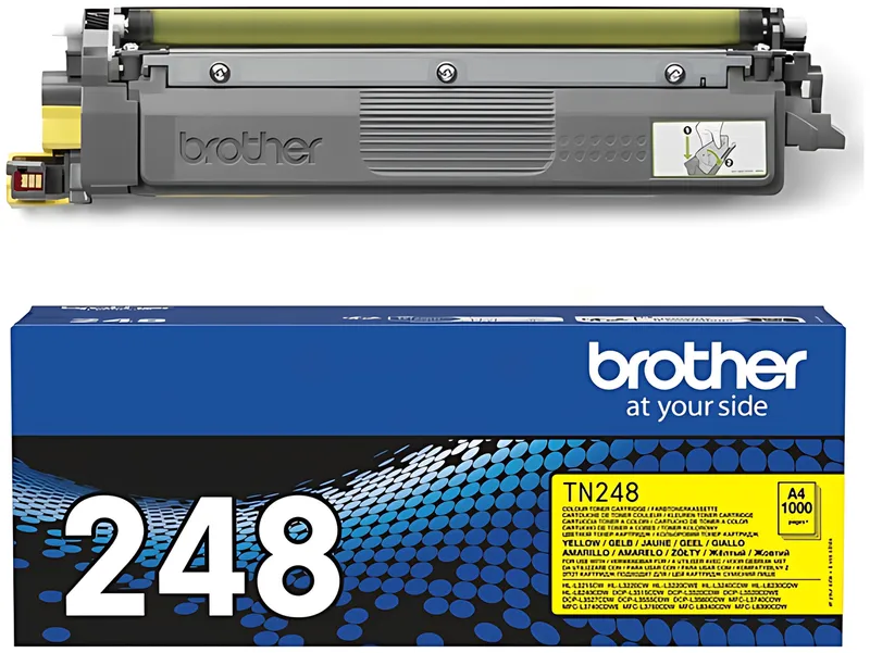Brother TN-248Y Toner-Kit gelb, 1.000 Seiten ISO/IEC 19752
