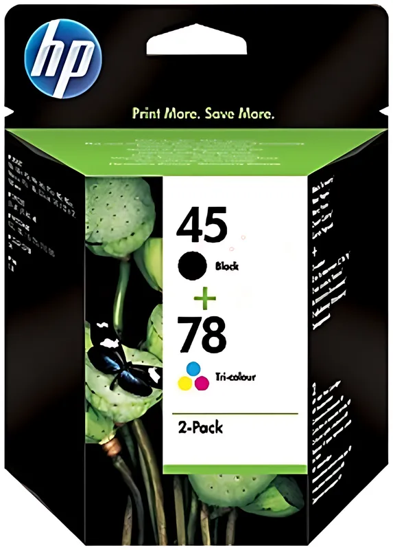 HP SA308AE/45+78 Druckkopfpatrone Multipack schwarz + color 930 pg + 560 pg VE=2
