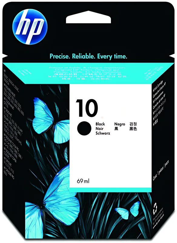 HP 10 Schwarz Tintenpatrone
