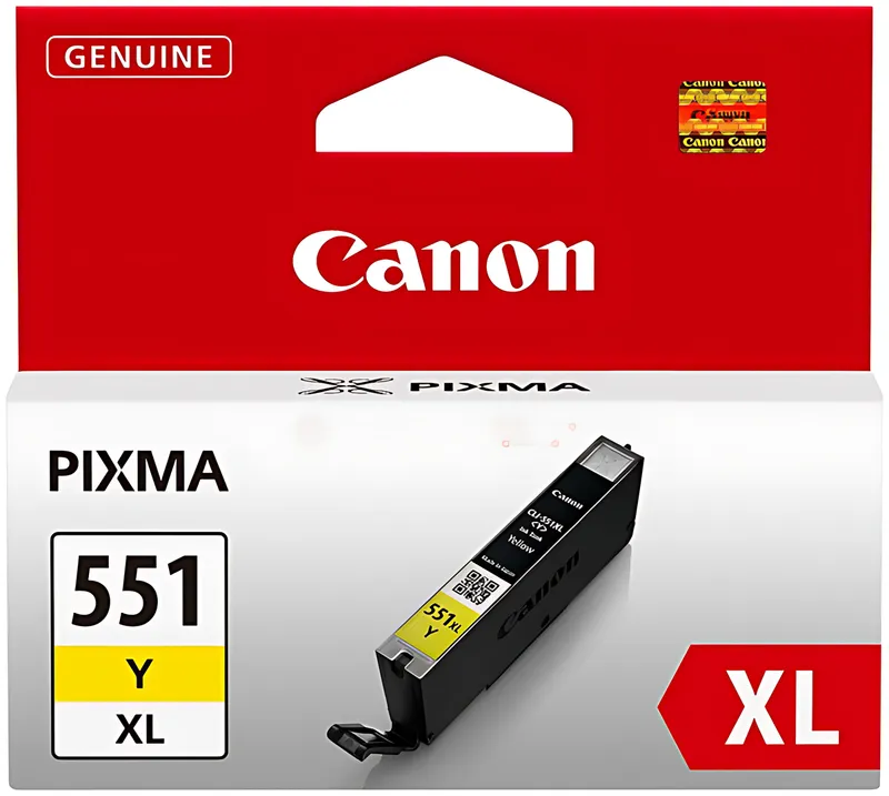 Canon 6446B001/CLI-551YXL Tintenpatrone gelb High-Capacity, 695 Seiten 274 Fotos 11ml