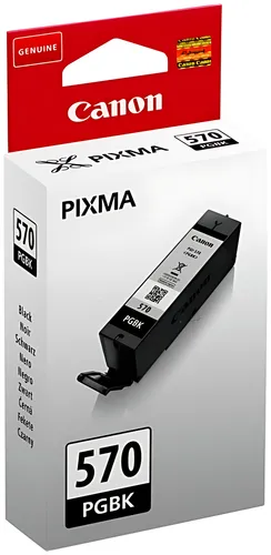 Canon 0372C001/PGI-570PGBK Tintenpatrone schwarz pigmentiert, 300 Seiten ISO/IEC 24711 15ml