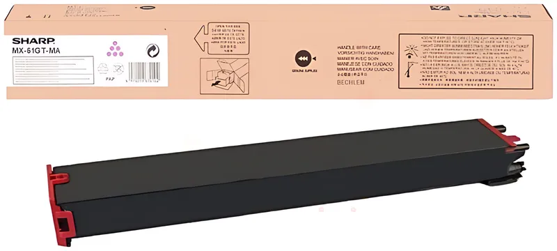 Sharp MX-61GTMA Toner magenta High-Capacity, 24.000 Seiten ISO/IEC 19752
