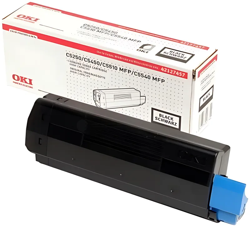 OKI 42127457 Toner schwarz, 5.000 Seiten/5%