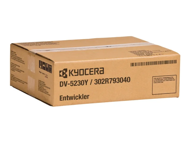 Kyocera 302R793040/DV-5230Y Entwickler gelb, 100.000 Seiten ISO/IEC 19798