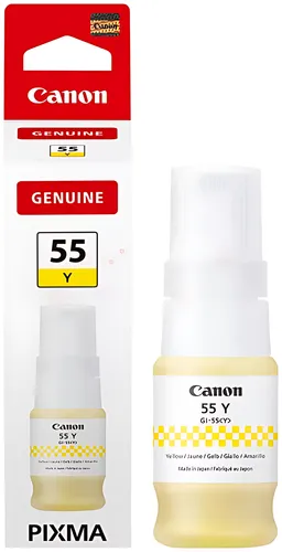 Canon 6291C001/GI-55Y Tintenflasche gelb, 3.000 Seiten ISO/IEC 19752 40ml