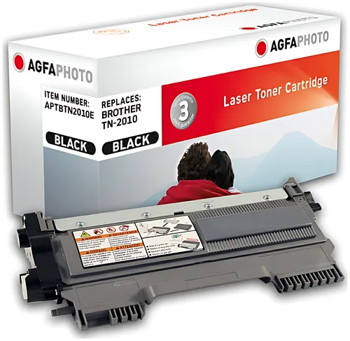 AgfaPhoto APTBTN2010E Toner-Kit, 1.000 Seiten 28 Gramm (ersetzt Brother TN2010)