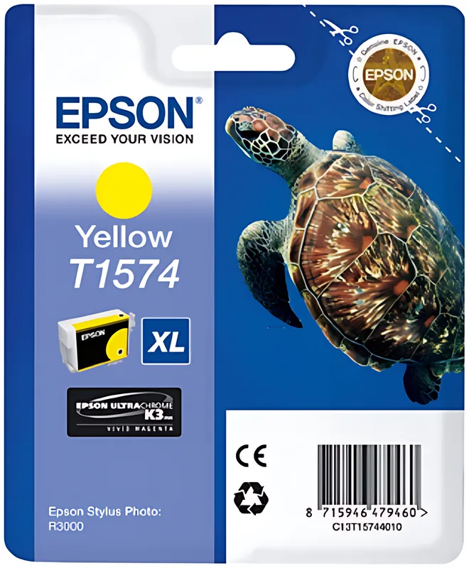 Epson C13T15744010/T1574 Tintenpatrone gelb 25.9ml