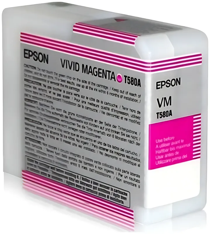 Epson C13T580A00/T580A Tintenpatrone magenta Vivid 80ml