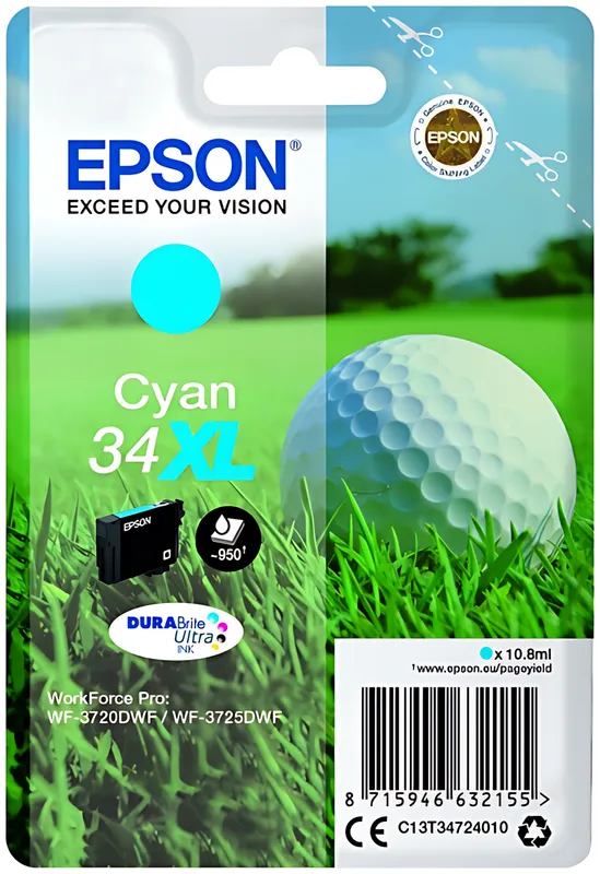 Epson 34XL cyan Tintenpatrone
